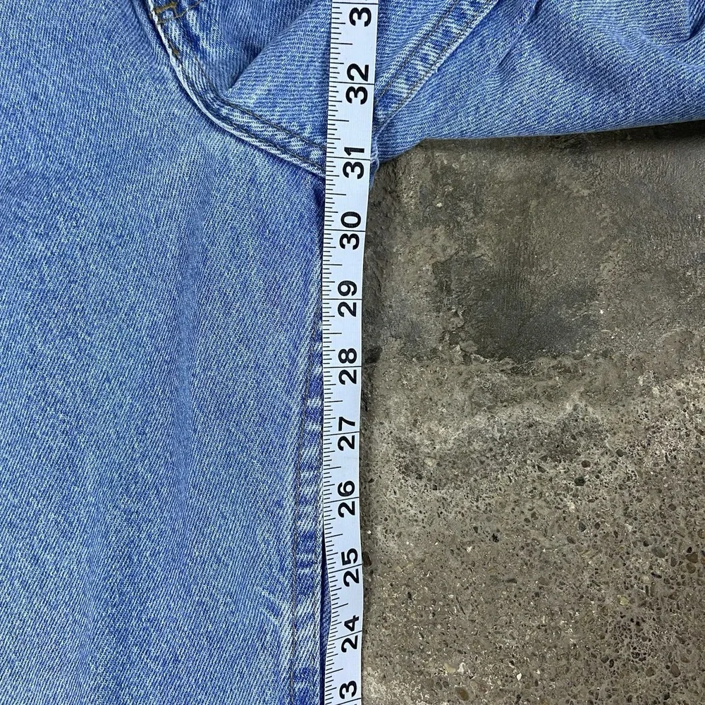 Vintage Carhartt Jeans Size 38x32 Blue Denim Relaxed Fit Tapered‎ Leg Workwear